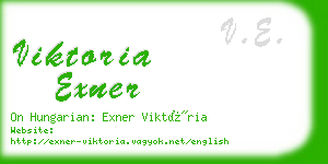 viktoria exner business card